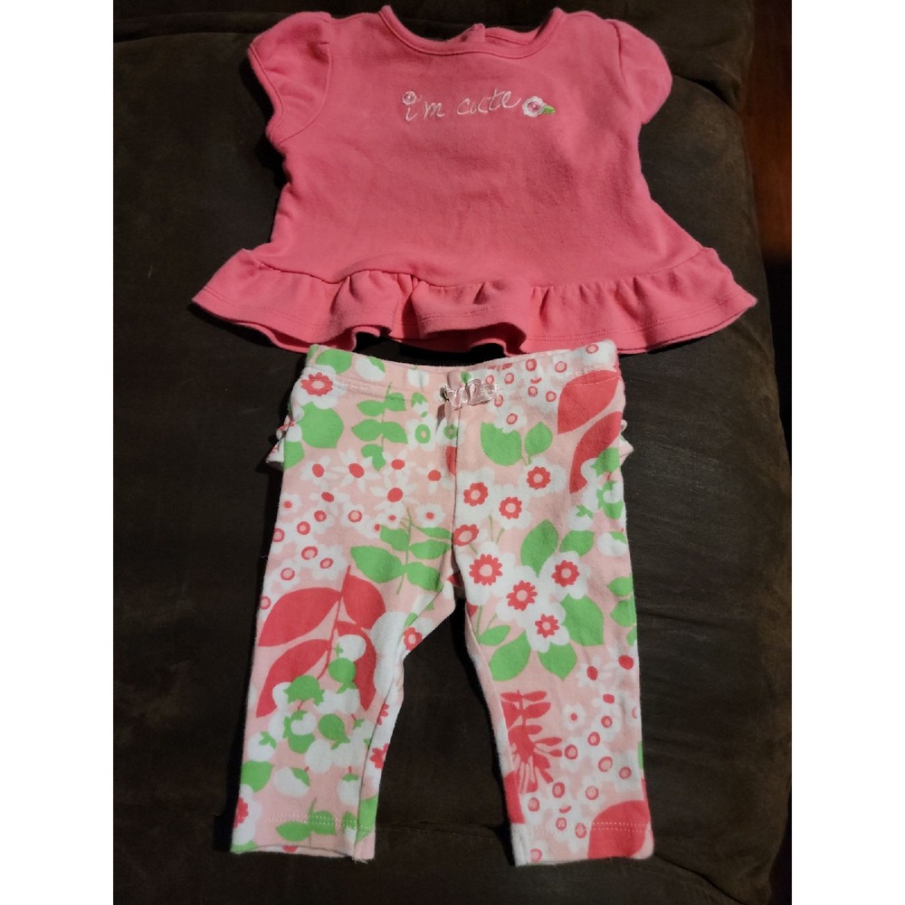 Gymboree outlet‎ layette line baby I'm cute outfit size 3 6 months